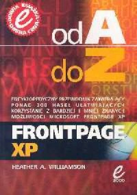 Frontpage XP Od A do Z - okładka książki
