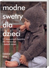 Modne swetry dla dzieci - okładka książki