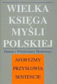Wielka księga myśli polskiej - okładka książki