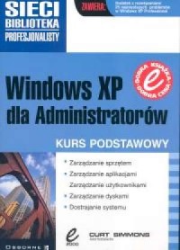 Windows XP dla administratora - okładka książki