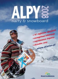 Alpy 2008. Narty Snowboard - zdjęcie reprintu, mapy