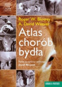 Atlas chorób bydła - okładka książki