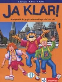 Ja klar! 1. Podręcznik do niemieckiego - okładka podręcznika