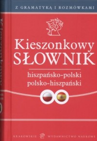 Kieszonkowy słownik hiszpańsko-polski, - okładka książki