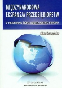 Międzynarodowa ekspansja przedsiębiorstw - okładka książki