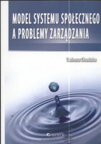 Model systemy społecznego a problemy - okładka książki