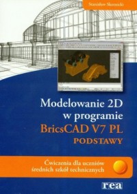 Modelowanie 2D w programie BricsCAD - okładka książki
