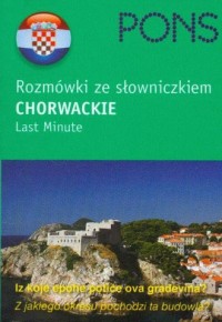Pons rozmówki ze słowniczkiem chorwackie - okładka książki