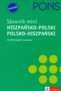 Pons słownik mini hiszpańsko-polski - okładka książki