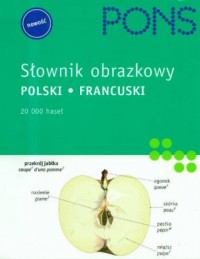 Pons słownik obrazkowy polski francuski - okładka książki
