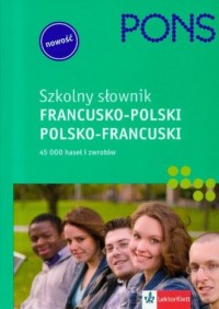 Pons szkolny słownik francusko-polski - okładka książki