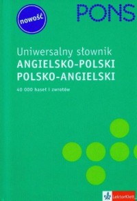 Pons uniwersalny słownik angielsko-polski - okładka książki