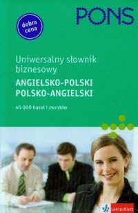 Pons uniwersalny słownik biznesowy - okładka książki