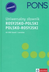 Pons Uniwersalny słownik rosyjsko - okładka książki