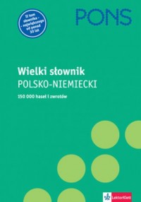 Pons Wielki słownik polsko-niemiecki - okładka książki