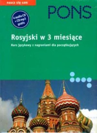 Rosyjski w 3 miesiące dla początkujących - okładka podręcznika