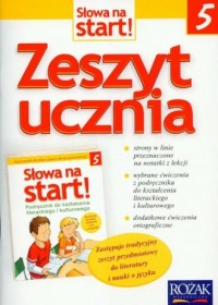 Słowa na start! Klasa 5. Szkoła - okładka podręcznika