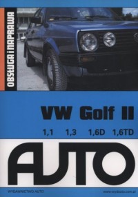 VW Golf II 1,1/1,3/1,6D/1,6TD - okładka książki