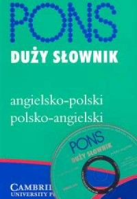 Duży słownik angielsko-polski, - okładka książki