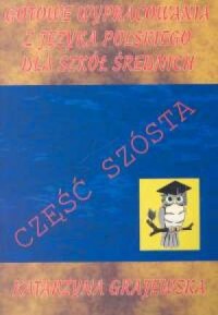 Gotowe wypracowania z języka polskiego - okładka książki