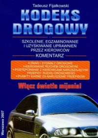Kodeks drogowy 2007 - okładka książki