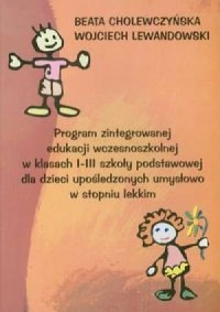 Program zintegrowanej edukacji - okładka książki