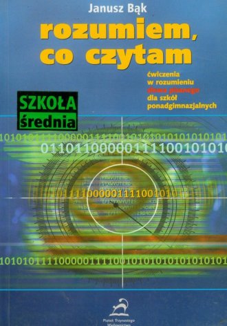 Rozumiem co czytam - okładka książki