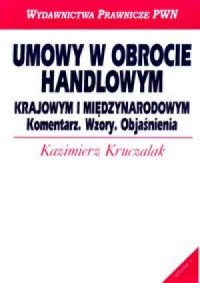 Umowy w obrocie handlowym krajowym - okładka książki