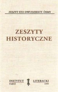 Zeszyty historyczne 128 - okładka książki