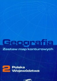 Geografia 2. Zestaw map konturowych - okładka książki