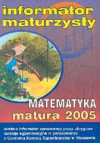 Matematyka. Matura 2005 - okładka podręcznika