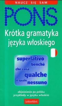 Pons. Krótka gramatyka języka włoskiego - okładka podręcznika