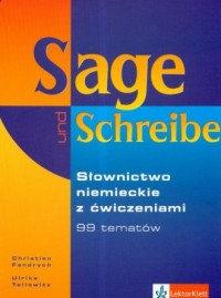 Sage und Schreibe. Słownictwo niemieckie - okładka podręcznika
