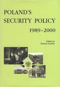 Polands security policy 1989-2000 - okładka książki