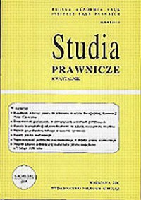 Studia prawnicze nr 3-4/2000 - okładka książki