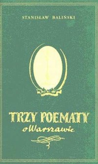 Trzy poematy o Warszawie - okładka książki