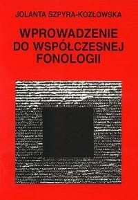 Wprowadzenie do współczesnej fonologii - okładka książki