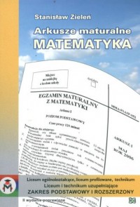 Arkusze maturalne Matematyka. Liceum - okładka podręcznika