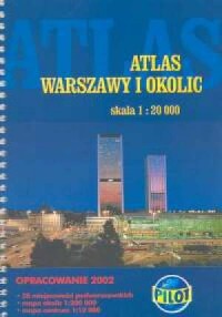 Atlas Warszawy i okolic - zdjęcie reprintu, mapy