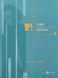 First Certificate Course Teacher - okładka książki