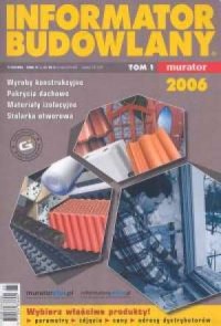 Informator budowlany 2006. Tom - okładka książki