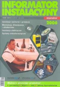 Informator instalacyjny 2006 - okładka książki