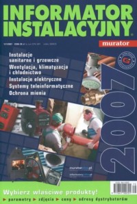 Informator instalacyjny 2007 - okładka książki