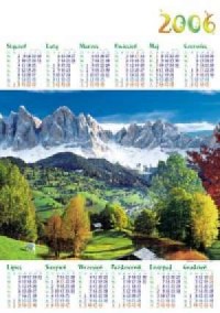 Kalendarz 2006 Dolina - okładka książki