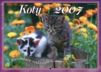 Kalendarz 2007 Koty - okładka książki