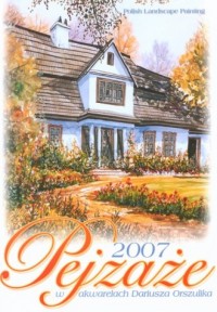 Kalendarz 2007 RW02 Pejzaże w akwarelach - okładka książki