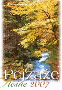 Kalendarz 2007 RW04 Pejzaże leśne - okładka książki