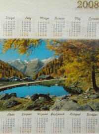 Kalendarz 2008 PL02 Jezioro Planszowy - okładka książki