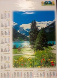 Kalendarz 2008 PL06 Góry Planszowy - okładka książki