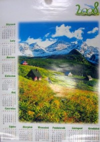 Kalendarz 2008 PL07 Tatry Planszowy - okładka książki